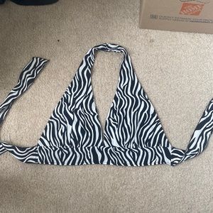 Zebra Print Crop Top